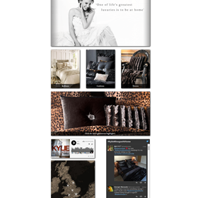 Websites: Kylie Minogue at home